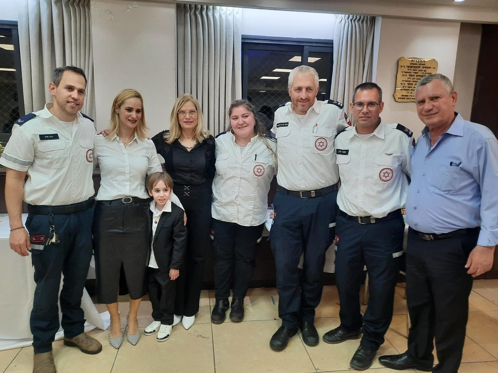 צוות מד"א השתתף בסעודת ההודיה של בן ה-6 שהציל