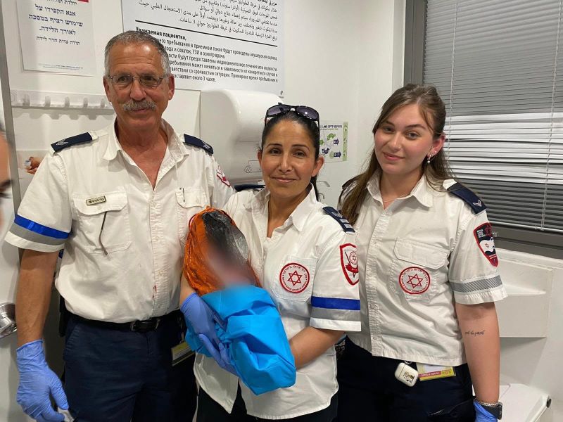 תושב קריית גת יילד את אשתו בעזרת הנחיות מד"א בטלפון
