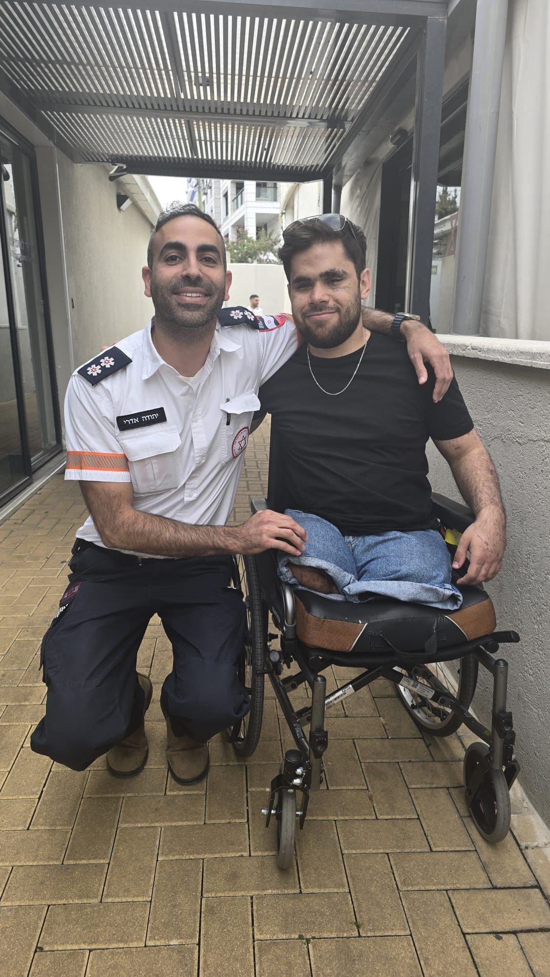 מפגש מרגש: הלוחם שנפצע אנושות והפראמדיק שטיפל בו