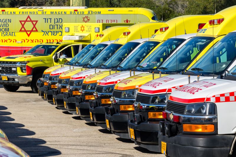 סיכום פעילות מד"א במהלך ליל הסילבסטר 2024