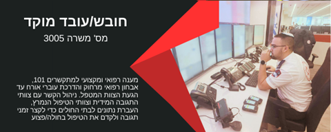 דרוש חובש / עובד מוקד
