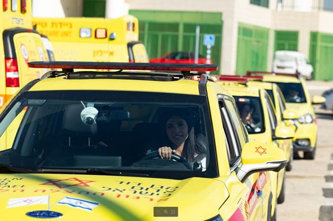 Magen David Adom vehicles