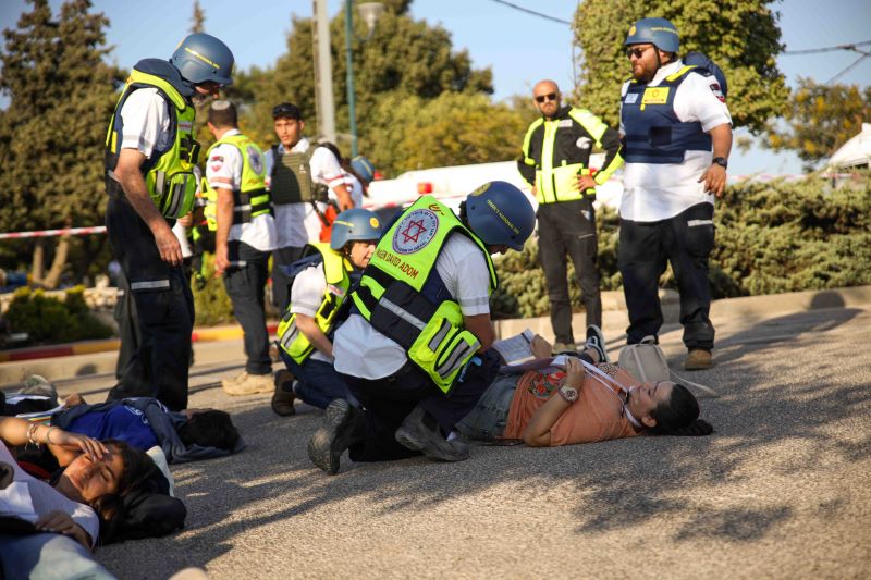 גוש עציון: מד"א מסכם תרגיל שדימה אירועים רבי נפגעים