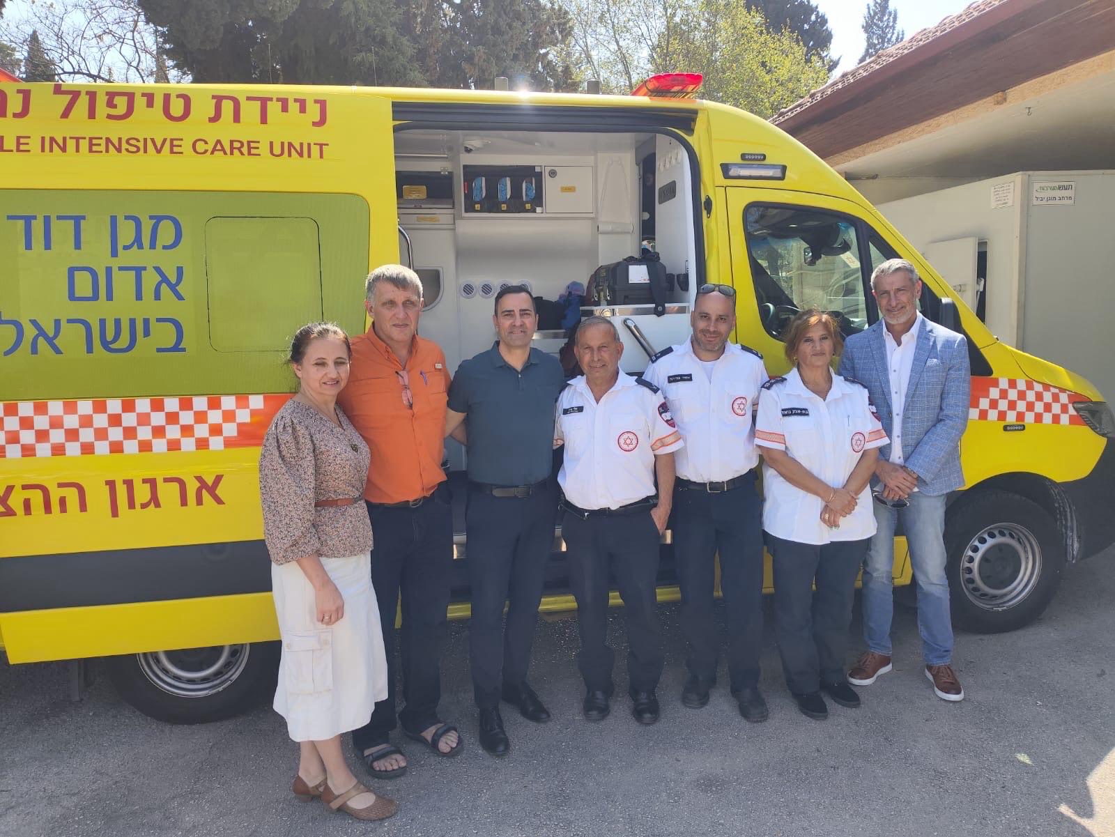 מעלות: ניידת טיפול נמרץ חדשה לזכרו של רס"ל אוריה באייר