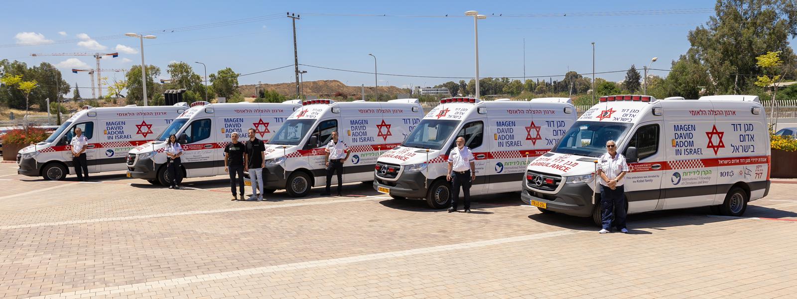5 אמבולנסים ממוגני ירי: התרומה החדשה של הקרן לידידות
