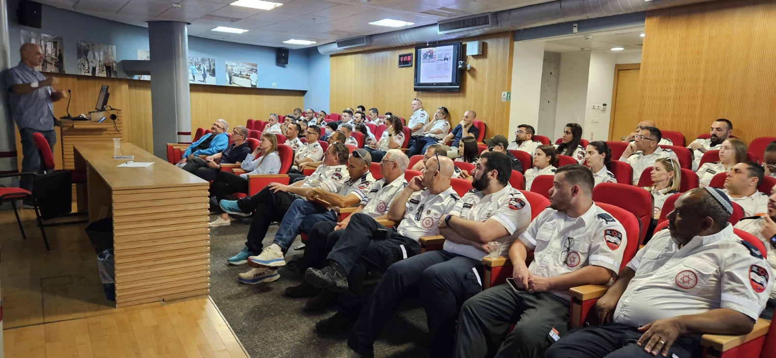 צוותי מד"א עברו השתלמות במרכז הרפואי ברזילי