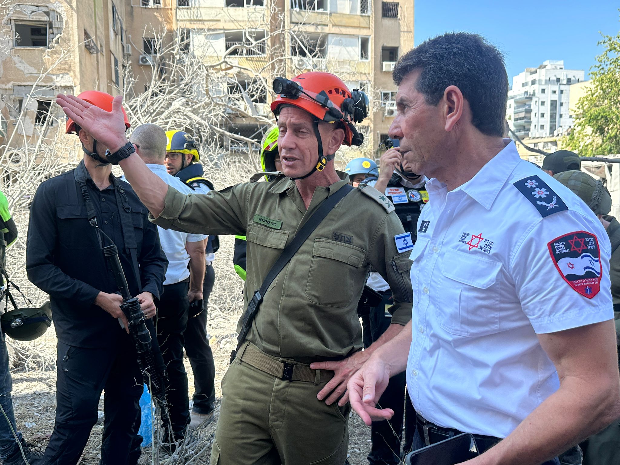 89 פצועים בפגיעת טילים בגוש דן