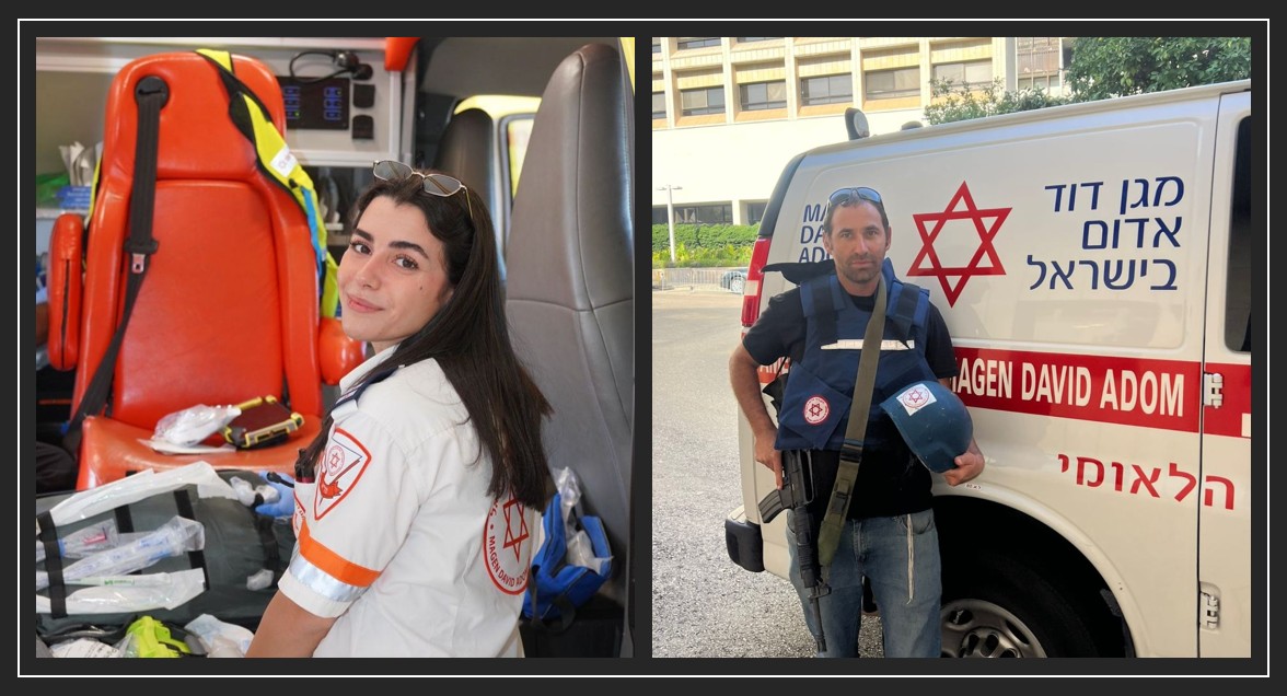 פראמדיקית מד"א אושרית חדד וחובש בכיר במד"א גלעד הונוולד, עובדת ומתנדב מגן דוד אדום יקבלו את "אות נשיא המדינה לגבורה אזרחית"