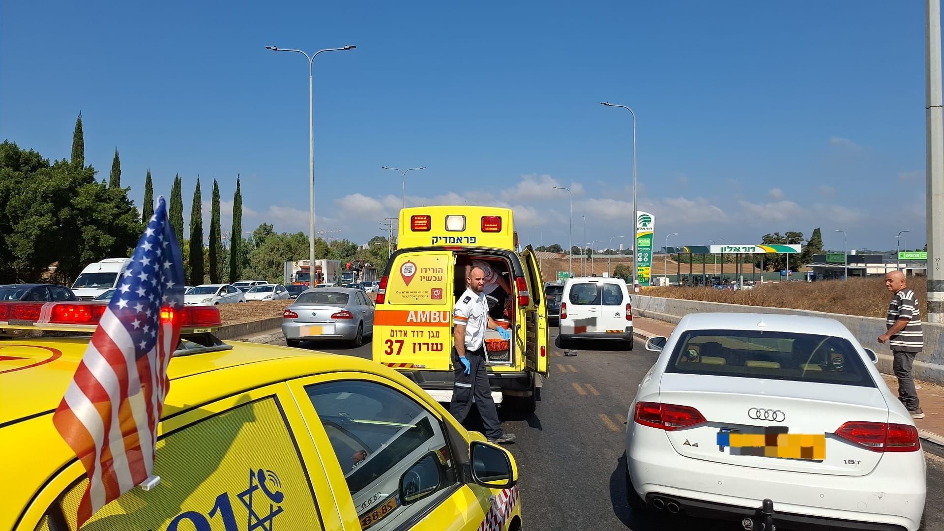 8 פצועים בפיגוע דריסה סמוך לכפר יונה
