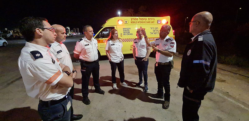 מד״א מאבטח רפואית את חזרת החטופים