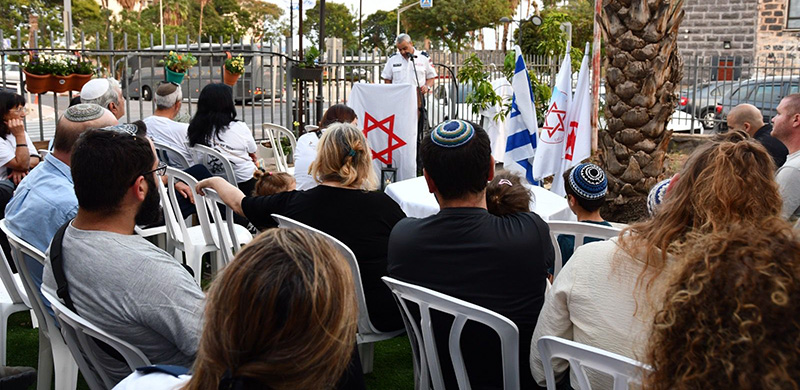 טבריה: נחנכה גינת הבנים, לזכר נופלי מרחב ירדן של מד"א 