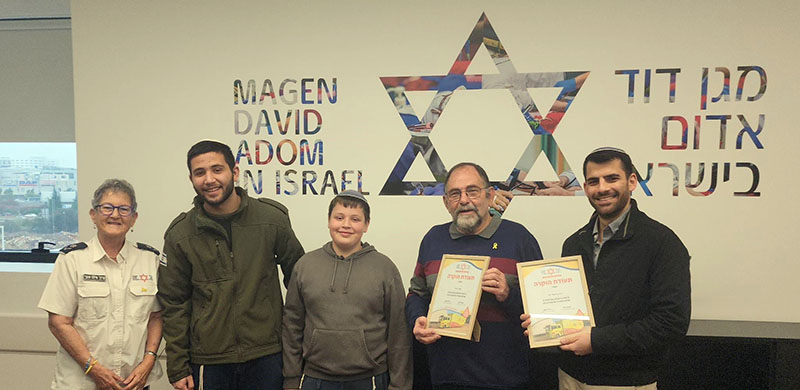 המפגש של מעוז עם האנשים שהצילו אותו עוד בטרם נולד