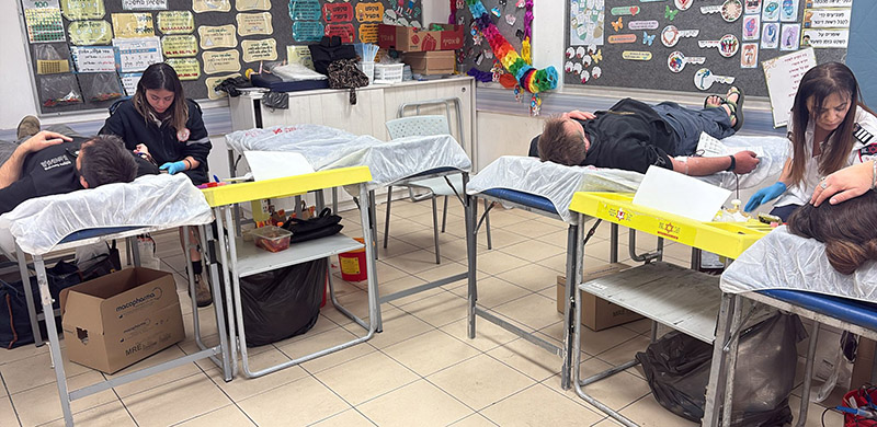 מד"א מתרים דם בכל הארץ, גם אצלכם במקלט אם צריך