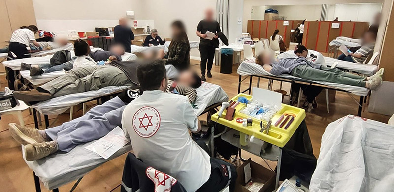 לראשונה בישראל: מיזם ייחודי של מד"א להתרמת דם בבנייני מגורים