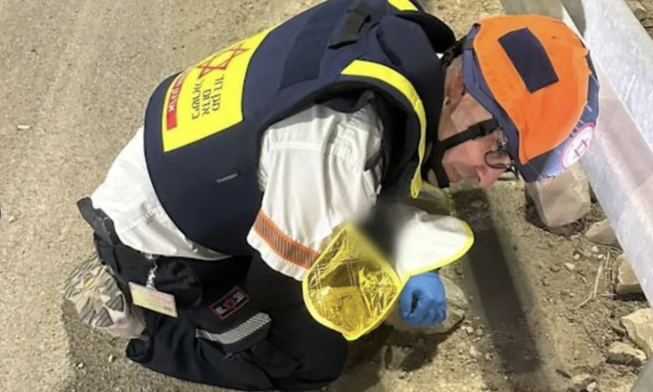 בעיצומה של האזעקה: הגן בגופו על התינוק שיילד באמבולנס רגע קודם