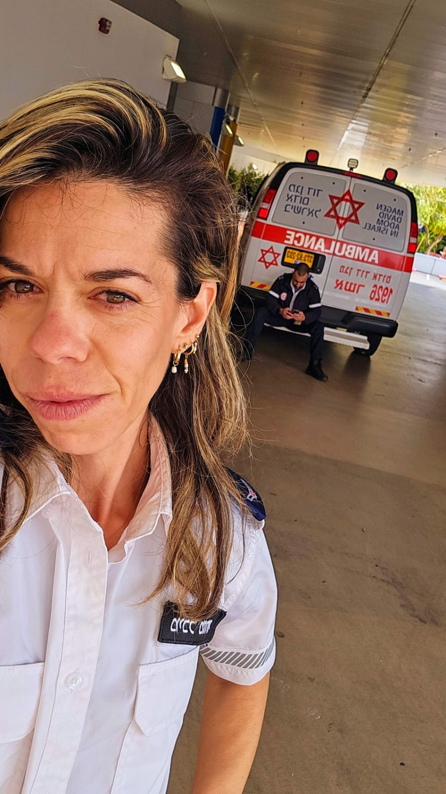 בין מטחי הטילים: מתנדבת מד"א הצילה אדם שלקה באלרגיה מסכנת חיים